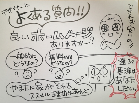 よくある質問！「良いホームページありますか？無料ので良いですよね？」とかとか！